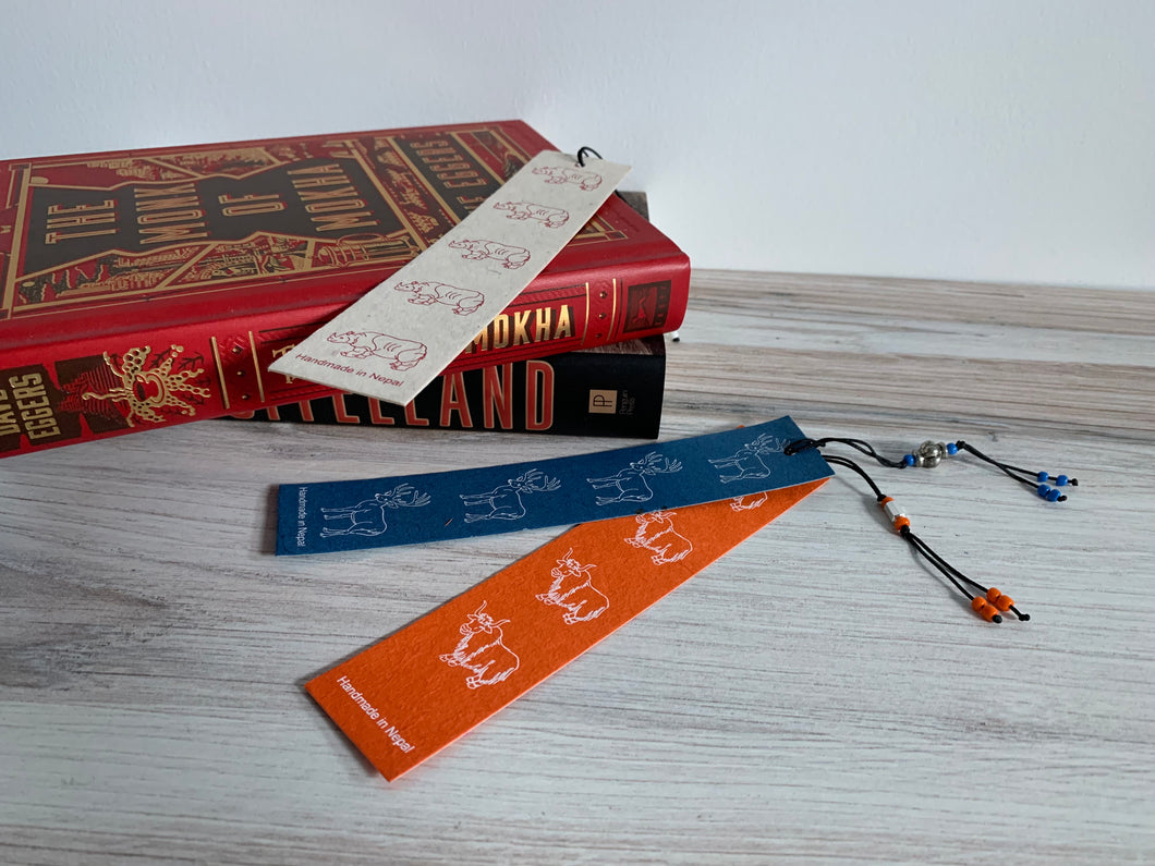 Handmade Paper Bookmark (6 sets)